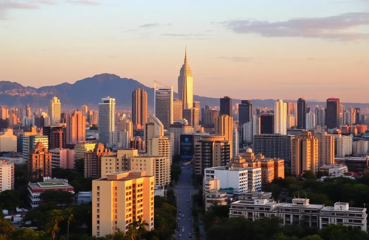 São Paulo skyline and Avenida Paulista cityscape